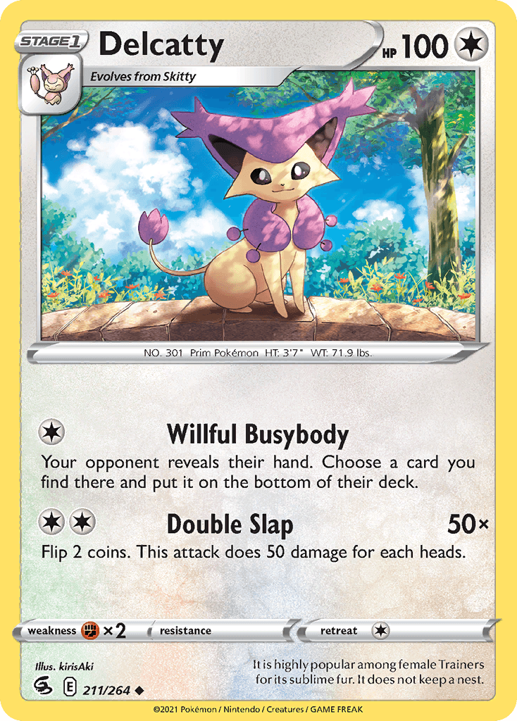 Delcatty, kortbilde fra pokemontcg.io
