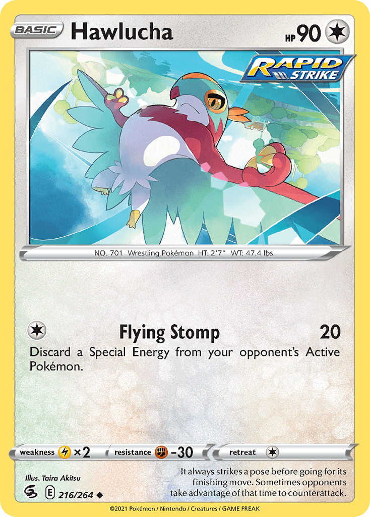 Hawlucha, kortbilde fra pokemontcg.io