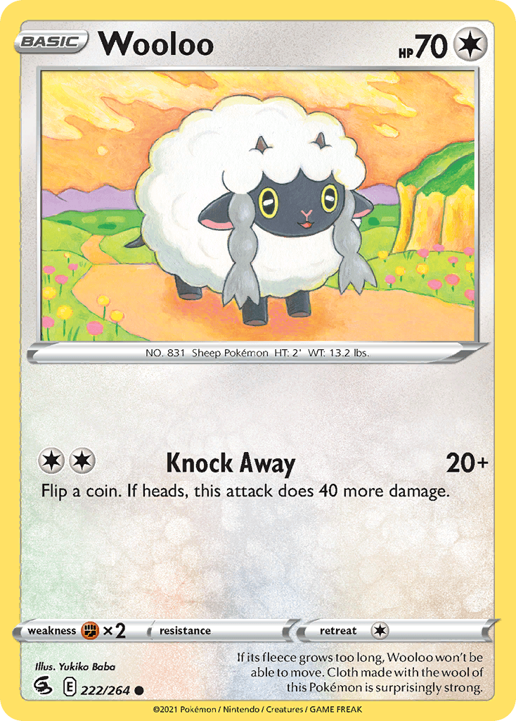 Wooloo, kortbilde fra pokemontcg.io