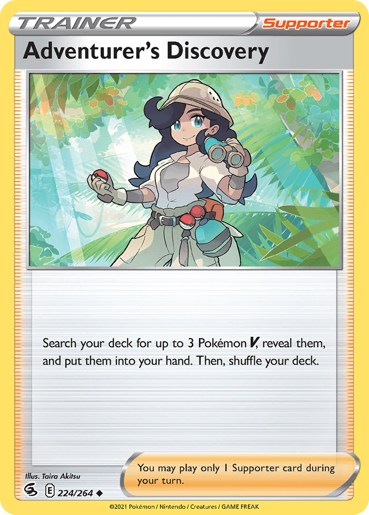 Adventurer's Discovery, kortbilde fra pokemontcg.io