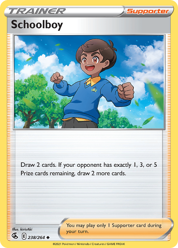 Schoolboy, kortbilde fra pokemontcg.io
