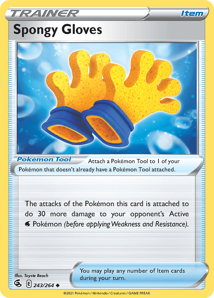 Spongy Gloves, kortbilde fra pokemontcg.io