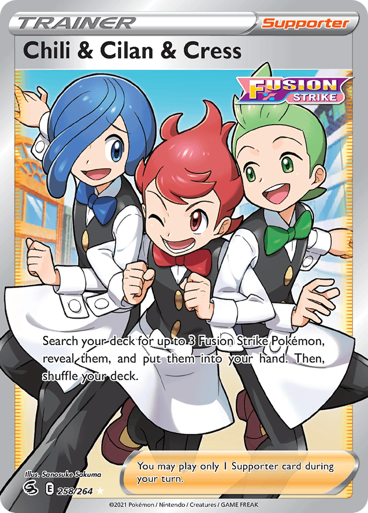 Chili & Cilan & Cress, kortbilde fra pokemontcg.io