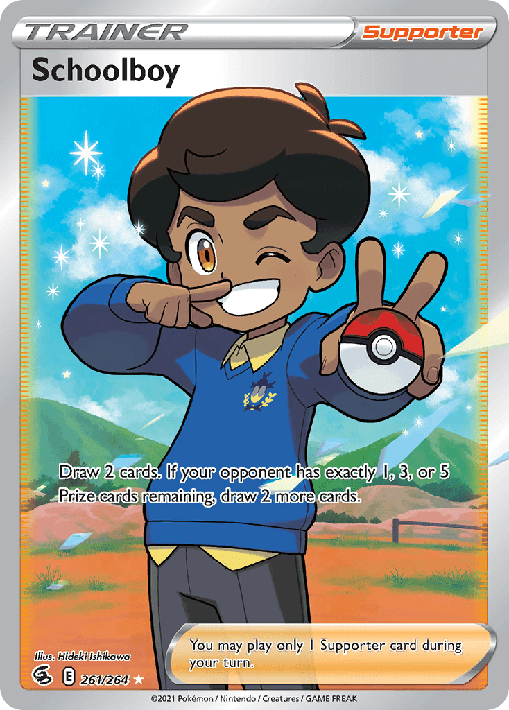 Schoolboy, kortbilde fra pokemontcg.io