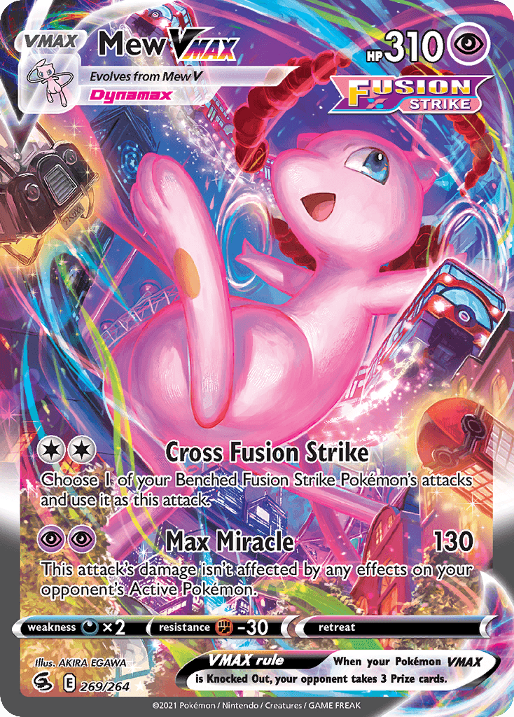Mew VMAX, kortbilde fra pokemontcg.io