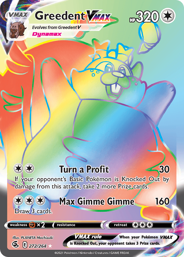 Greedent VMAX, kortbilde fra pokemontcg.io