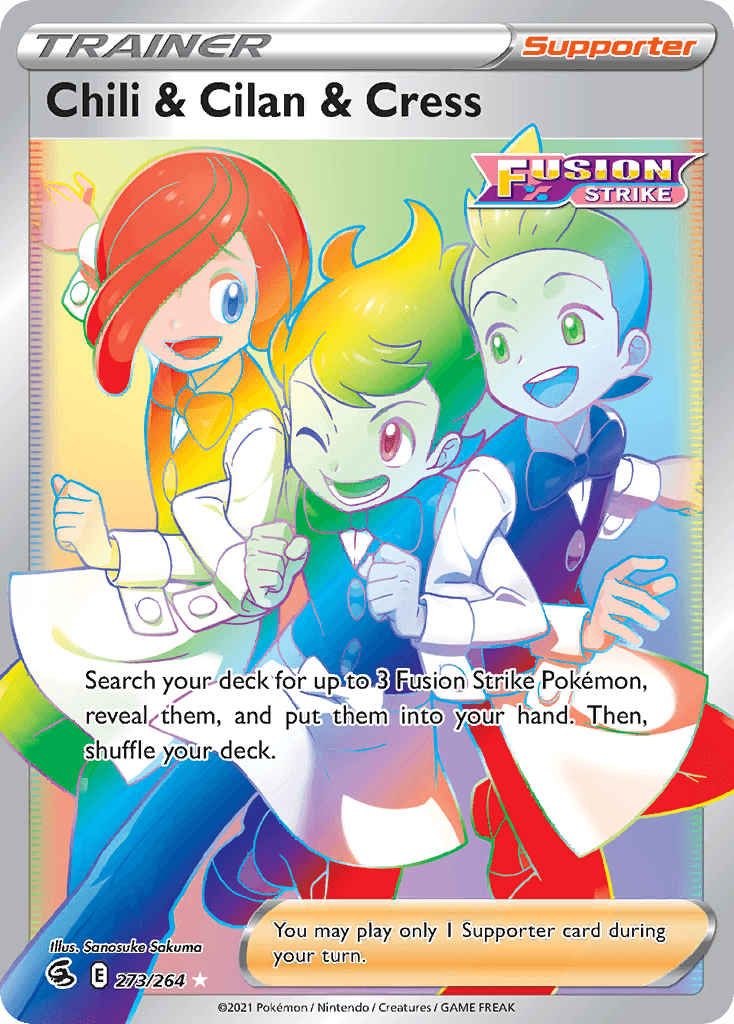 Chili & Cilan & Cress, kortbilde fra pokemontcg.io