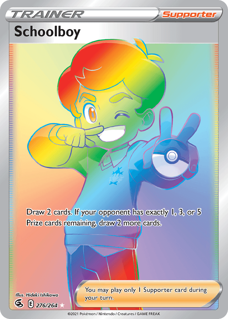 Schoolboy, kortbilde fra pokemontcg.io
