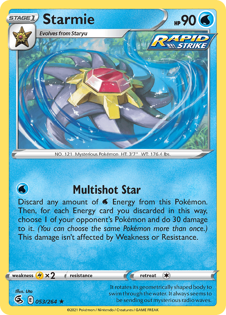 Starmie, kortbilde fra pokemontcg.io
