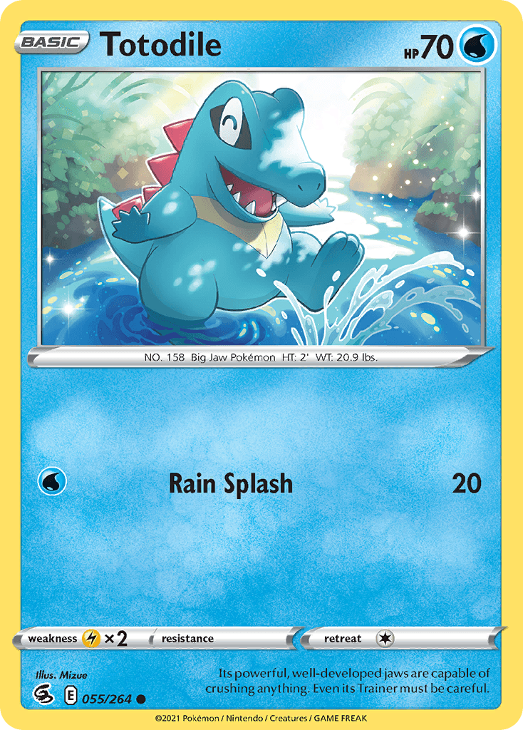 Totodile, kortbilde fra pokemontcg.io