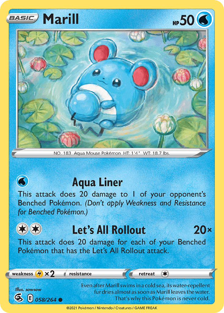 Marill, kortbilde fra pokemontcg.io
