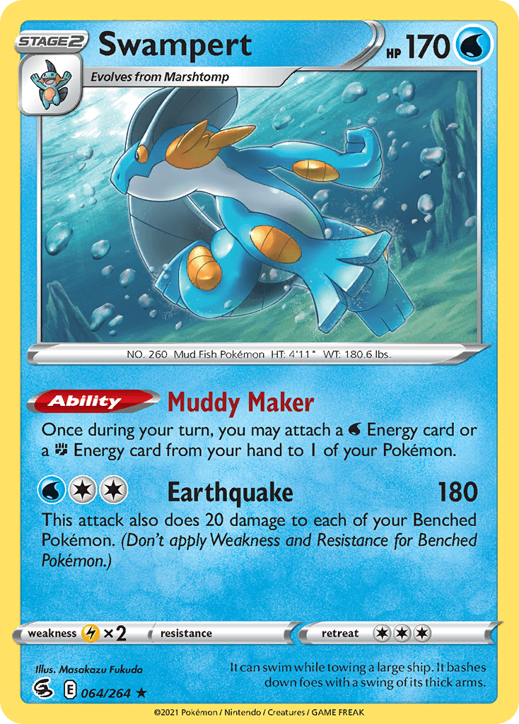 Swampert, kortbilde fra pokemontcg.io