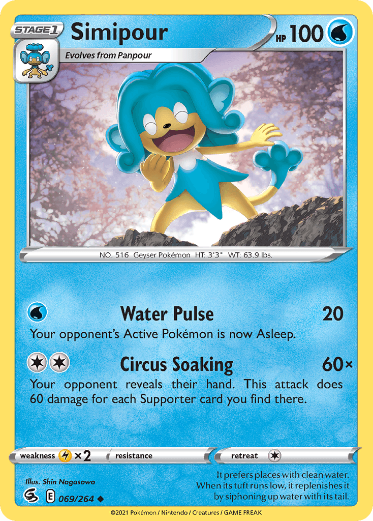Simipour, kortbilde fra pokemontcg.io