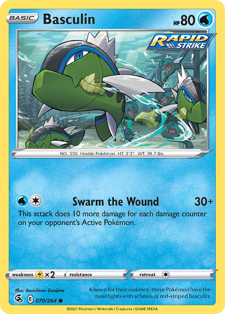 Basculin, kortbilde fra pokemontcg.io