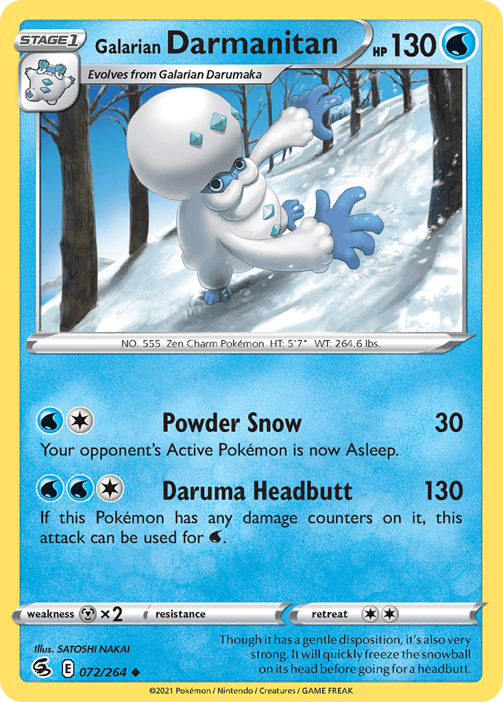 Galarian Darmanitan, kortbilde fra pokemontcg.io