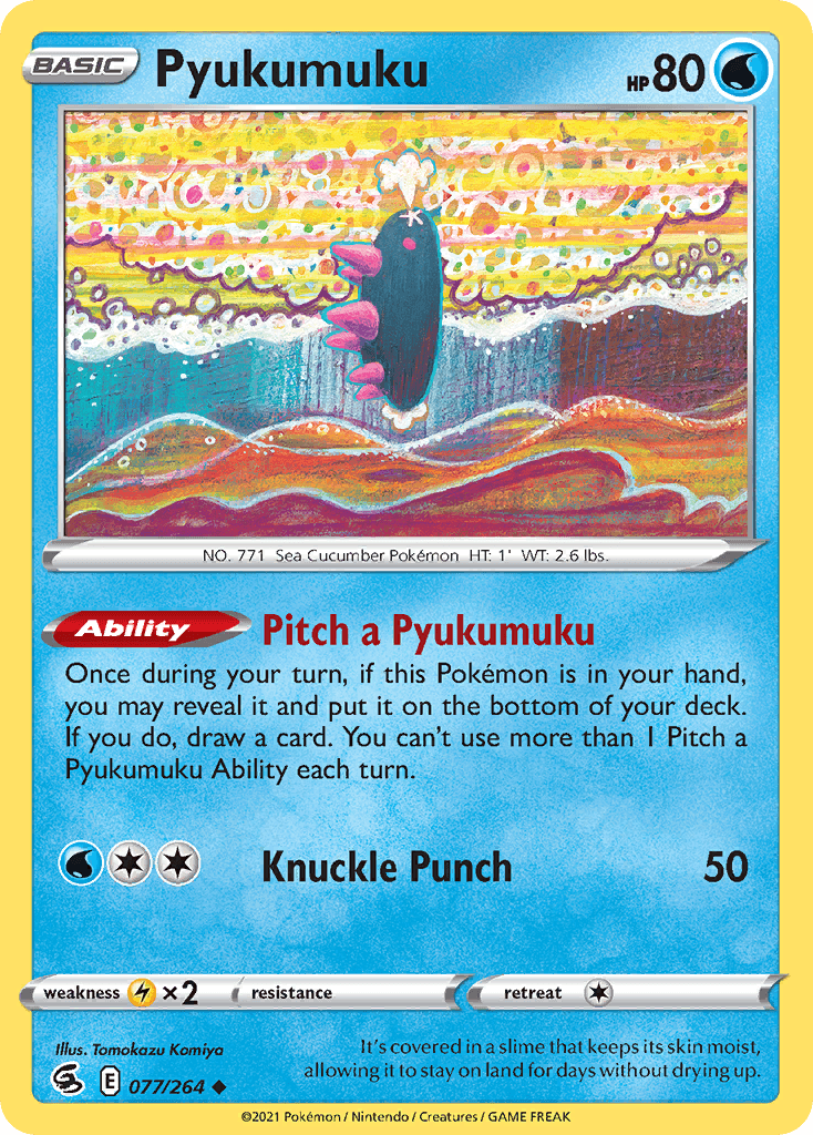 Pyukumuku, kortbilde fra pokemontcg.io