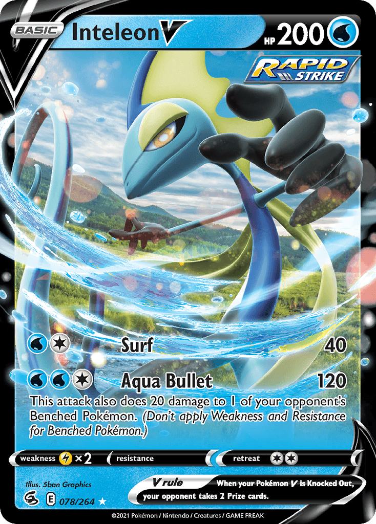 Inteleon V, kortbilde fra pokemontcg.io