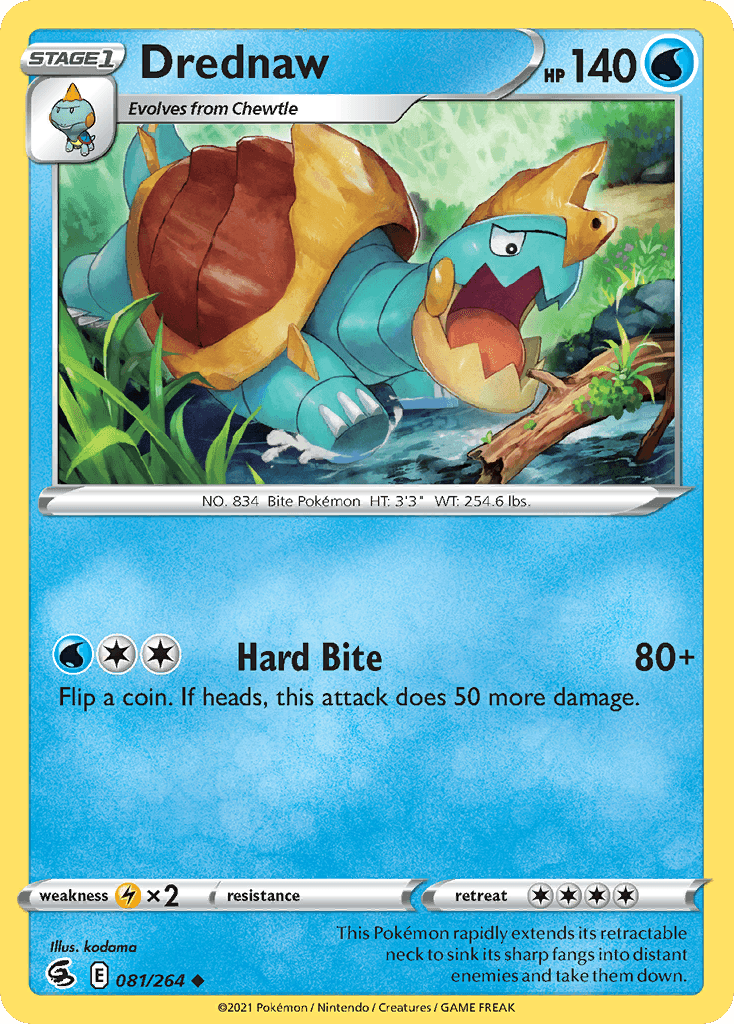 Drednaw, kortbilde fra pokemontcg.io