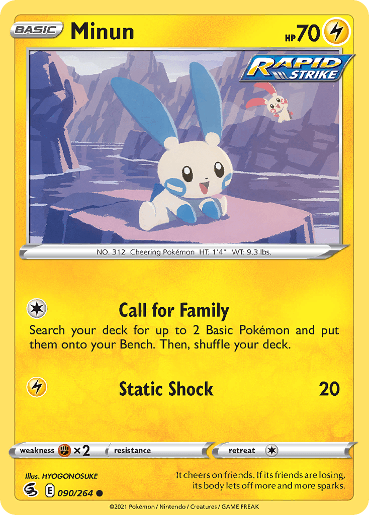 Minun, kortbilde fra pokemontcg.io