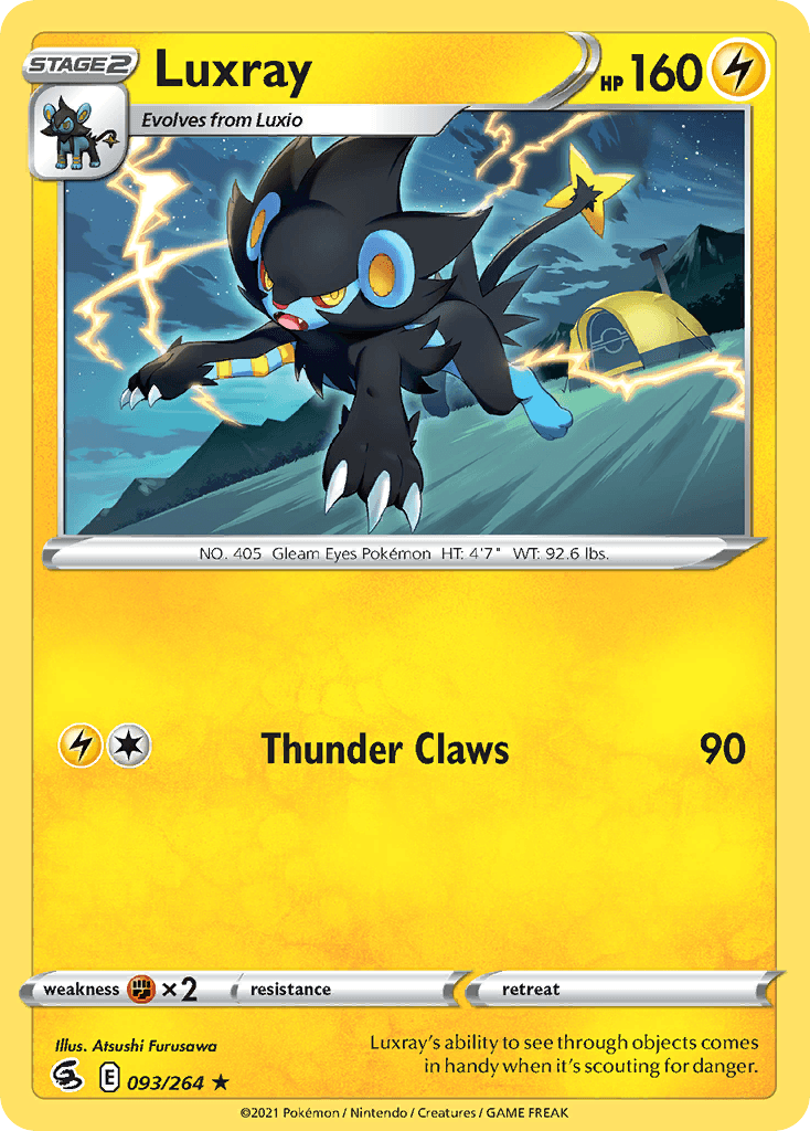 Luxray, kortbilde fra pokemontcg.io