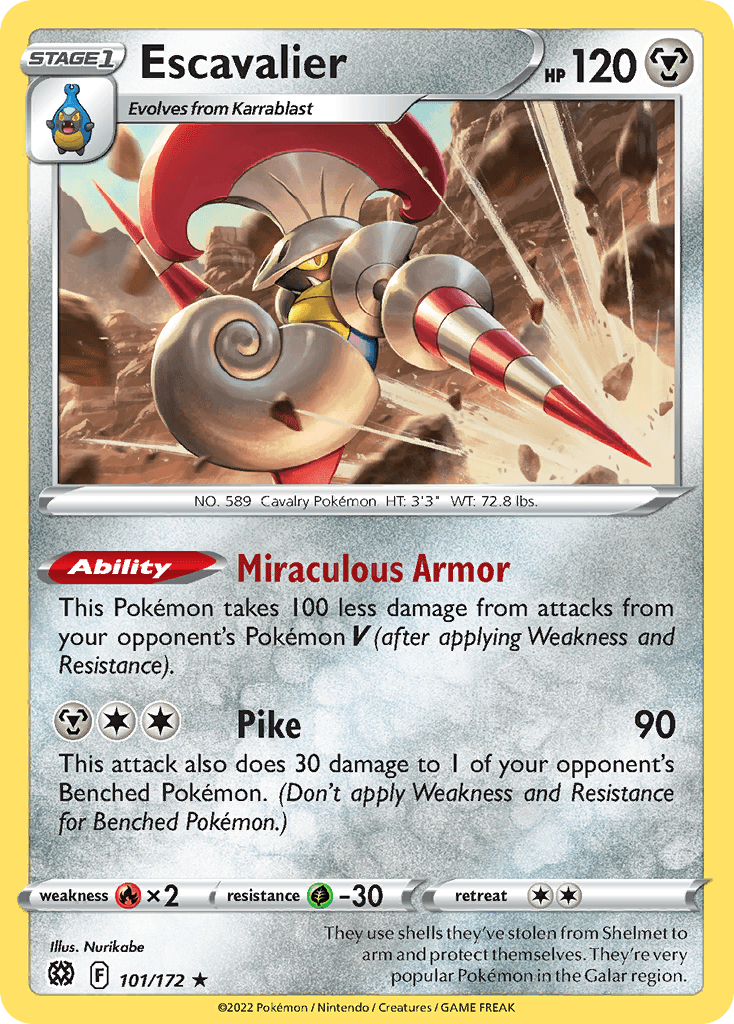 Escavalier, kortbilde fra pokemontcg.io