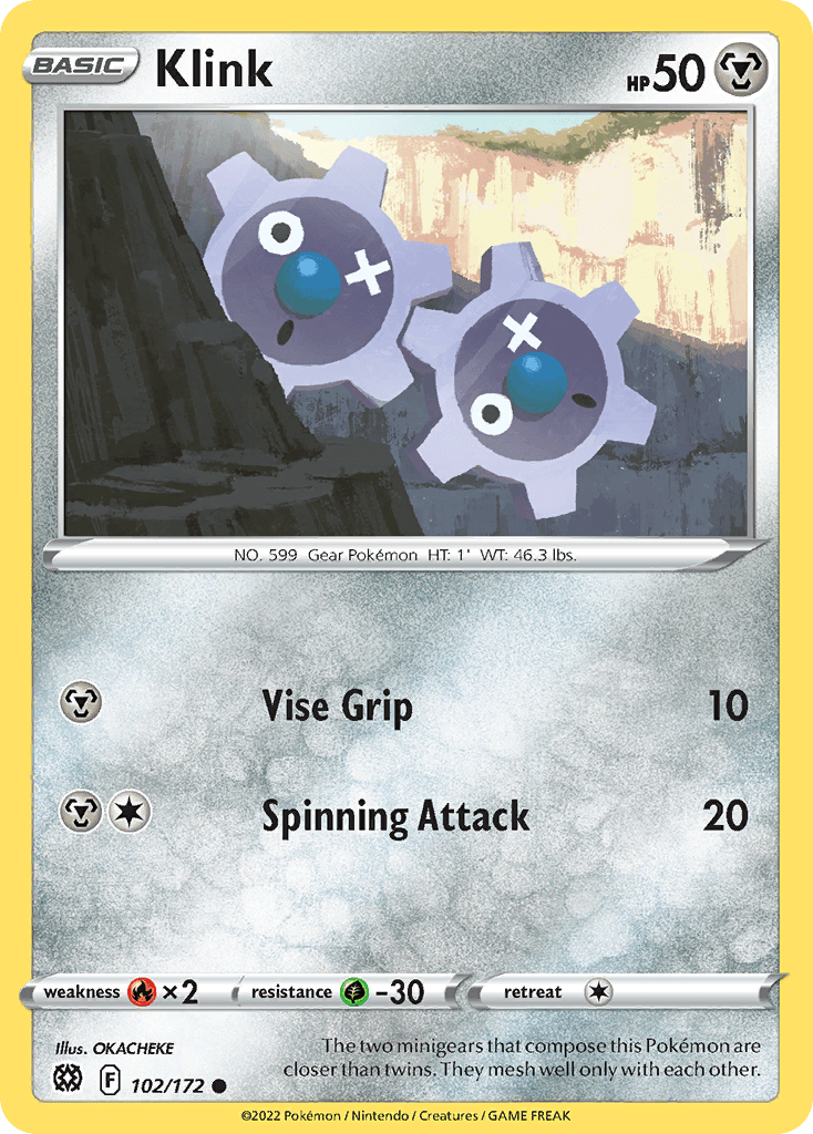 Klink, kortbilde fra pokemontcg.io