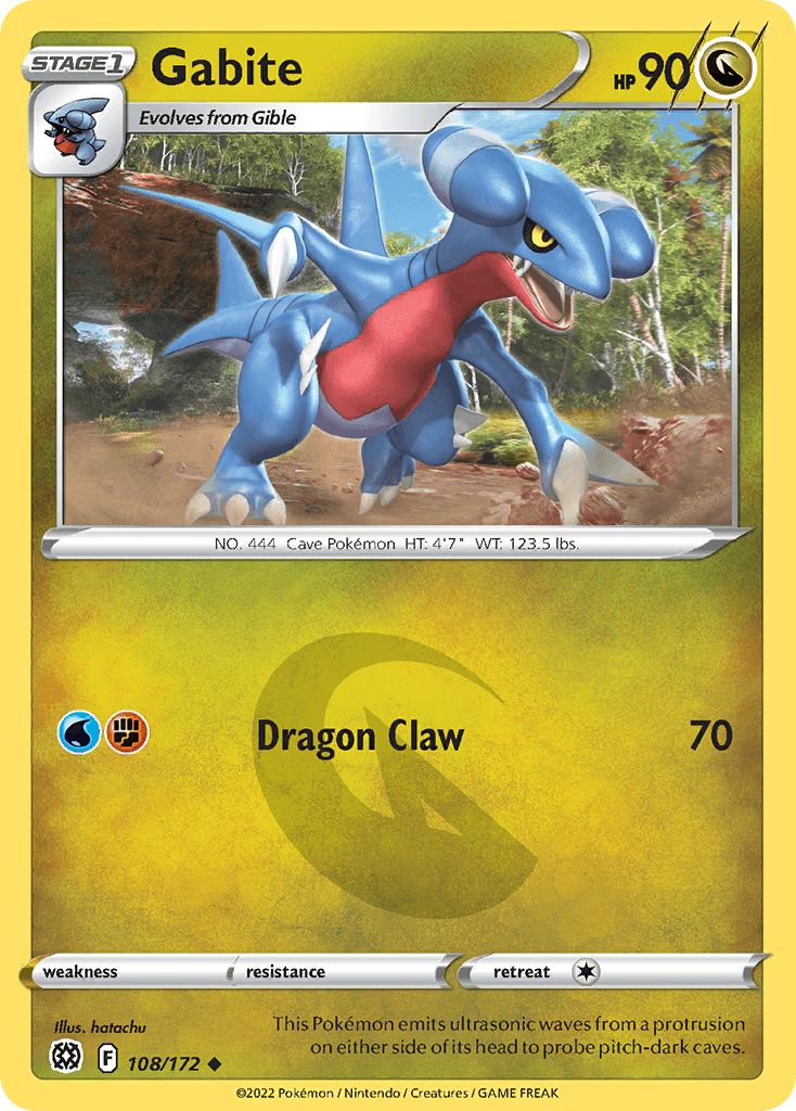 Gabite, kortbilde fra pokemontcg.io