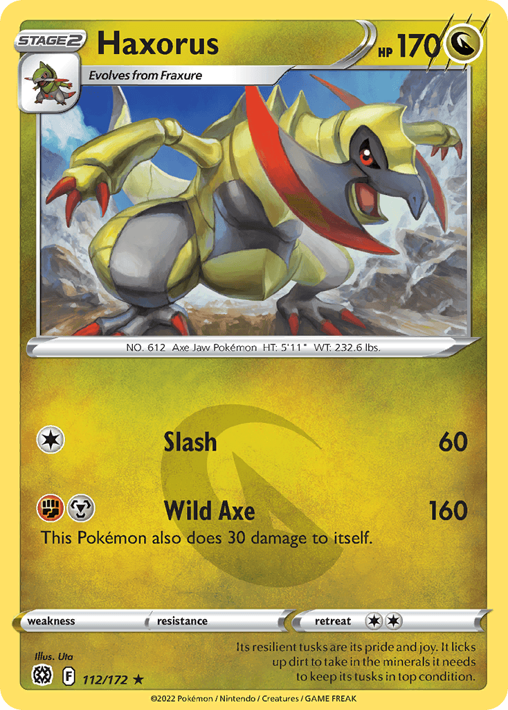 Haxorus, kortbilde fra pokemontcg.io