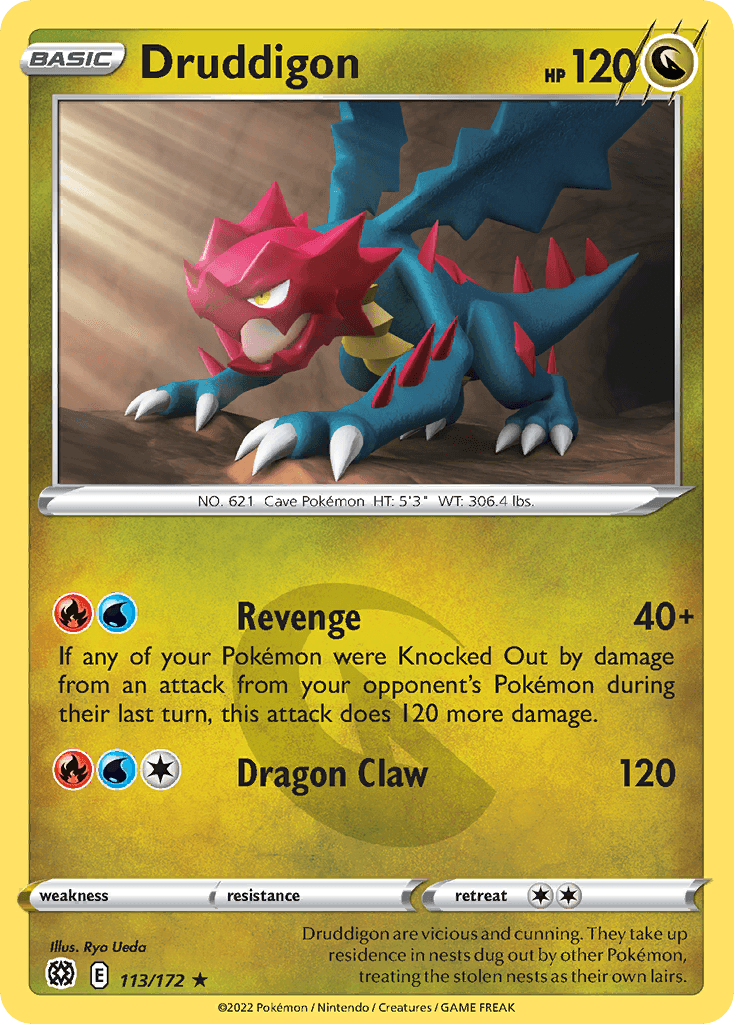 Druddigon, kortbilde fra pokemontcg.io