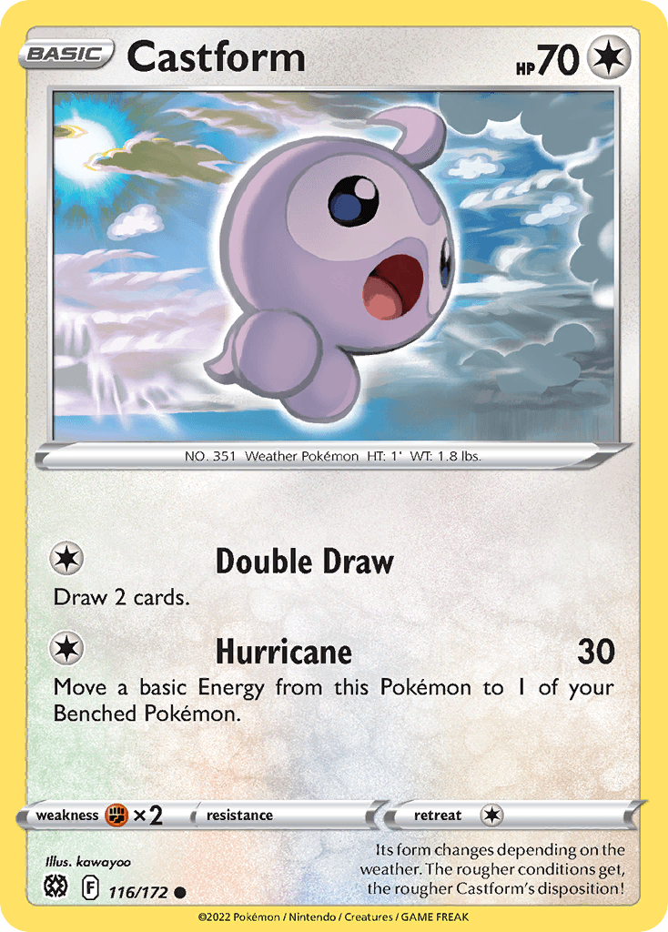 Castform, kortbilde fra pokemontcg.io