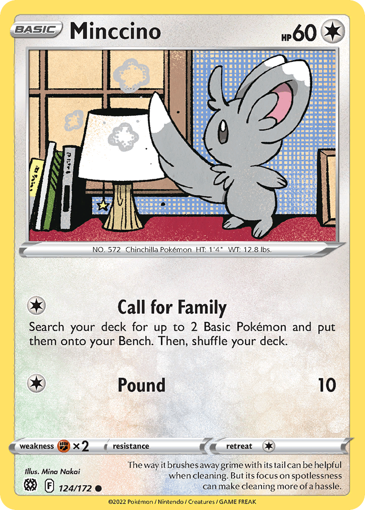 Minccino, kortbilde fra pokemontcg.io