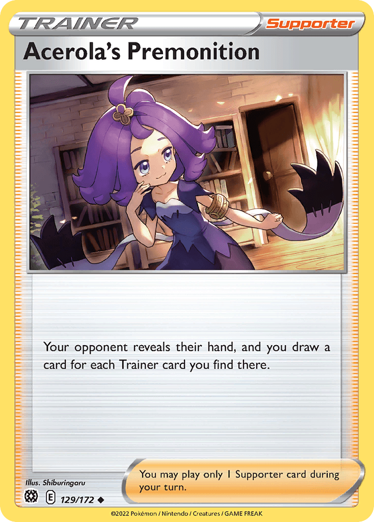 Acerola's Premonition, kortbilde fra pokemontcg.io