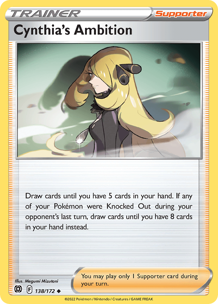 Cynthia's Ambition, kortbilde fra pokemontcg.io