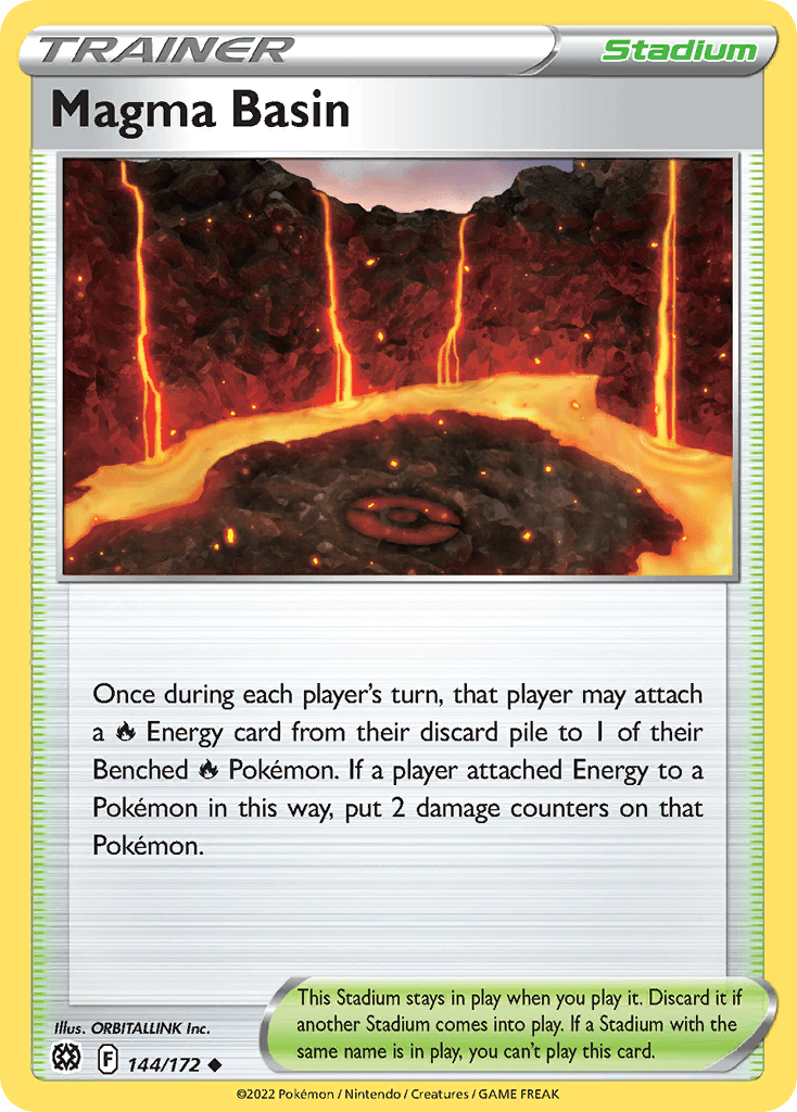 Magma Basin, kortbilde fra pokemontcg.io