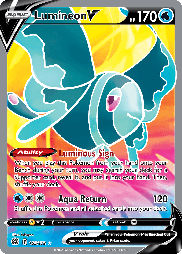 Lumineon V, kortbilde fra pokemontcg.io