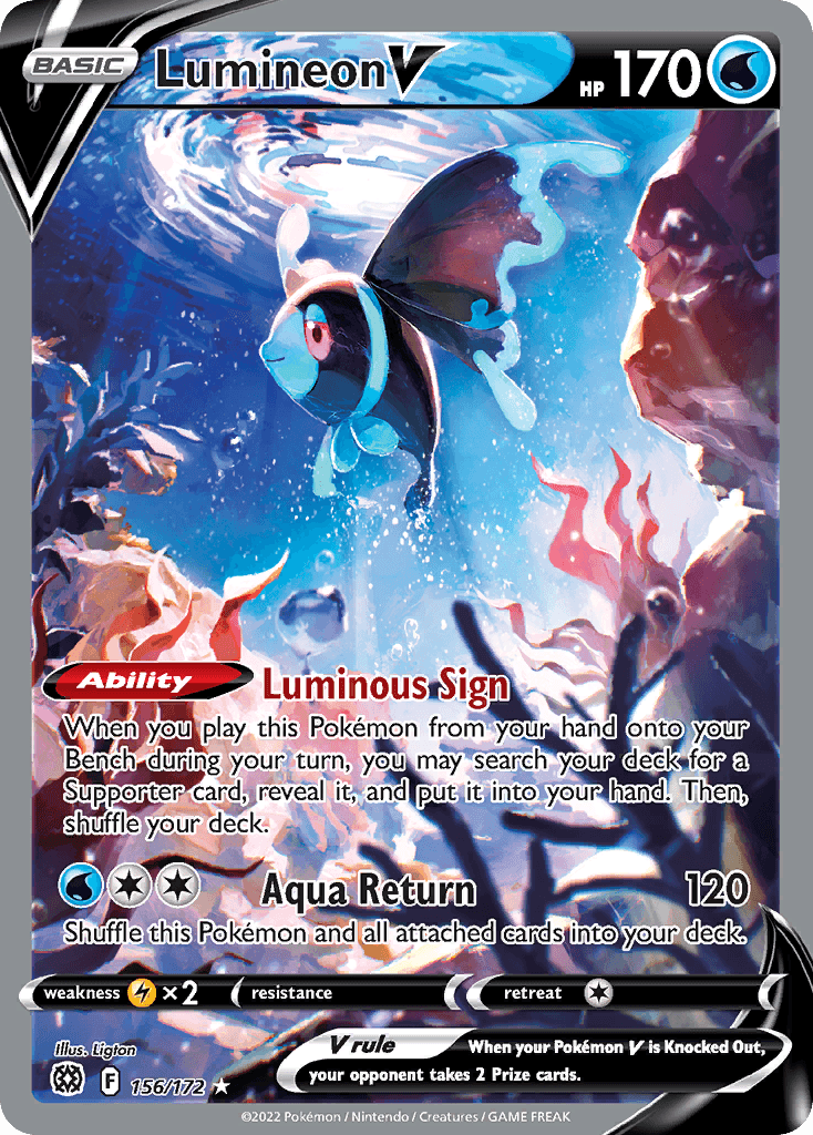 Lumineon V, kortbilde fra pokemontcg.io