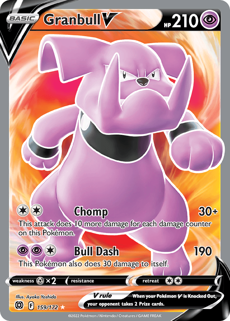 Granbull V, kortbilde fra pokemontcg.io
