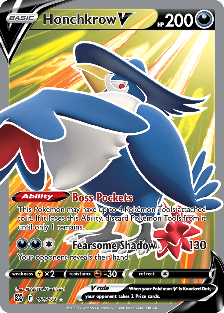 Honchkrow V, kortbilde fra pokemontcg.io