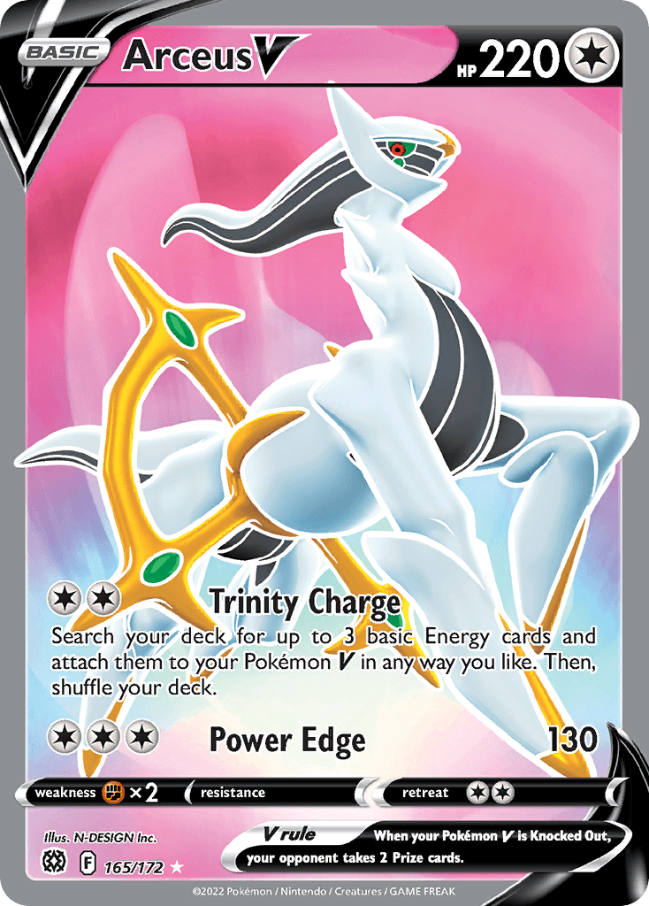 Arceus V, kortbilde fra pokemontcg.io