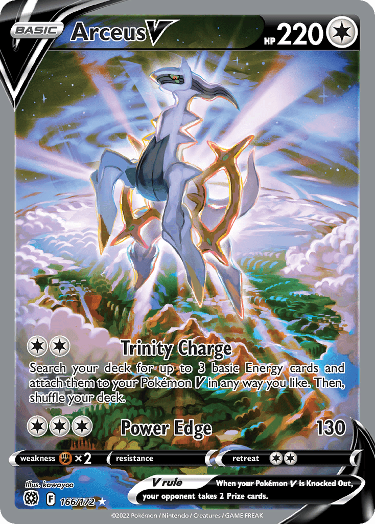 Arceus V, kortbilde fra pokemontcg.io