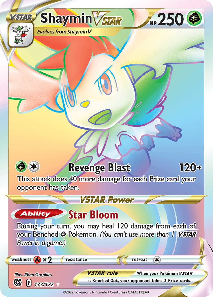 Shaymin VSTAR, kortbilde fra pokemontcg.io