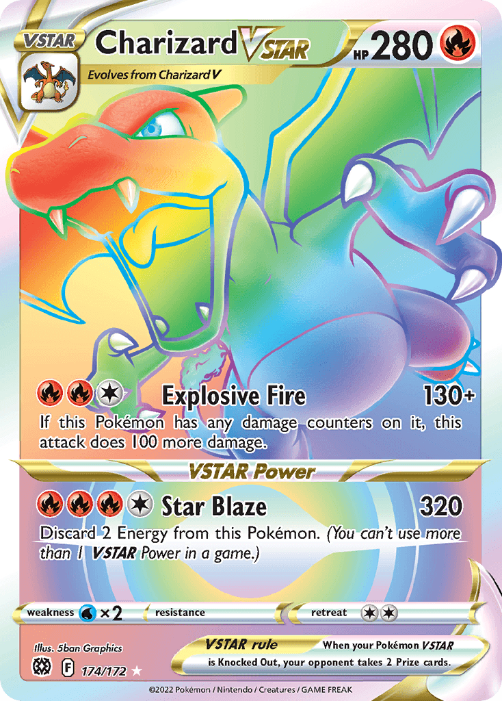 Charizard VSTAR, kortbilde fra pokemontcg.io