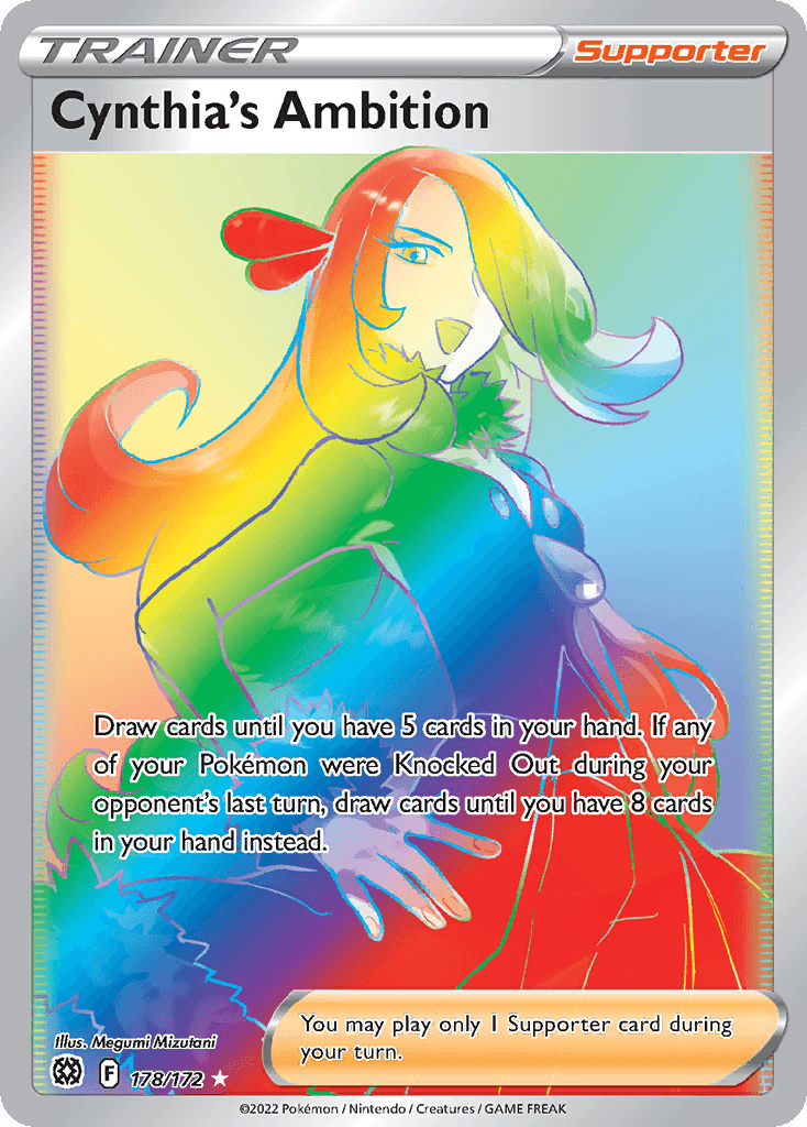 Cynthia's Ambition, kortbilde fra pokemontcg.io
