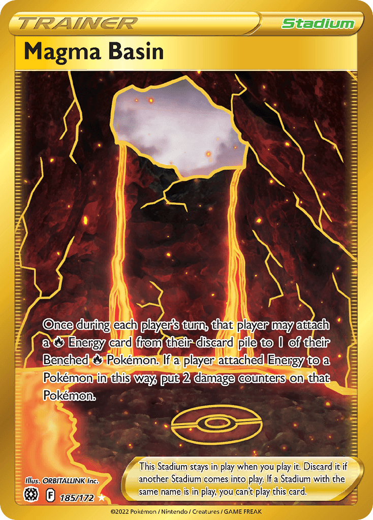 Magma Basin, kortbilde fra pokemontcg.io