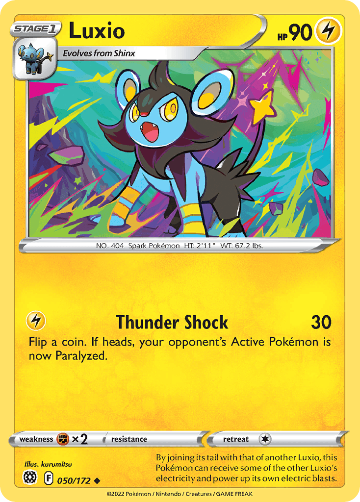 Luxio, kortbilde fra pokemontcg.io