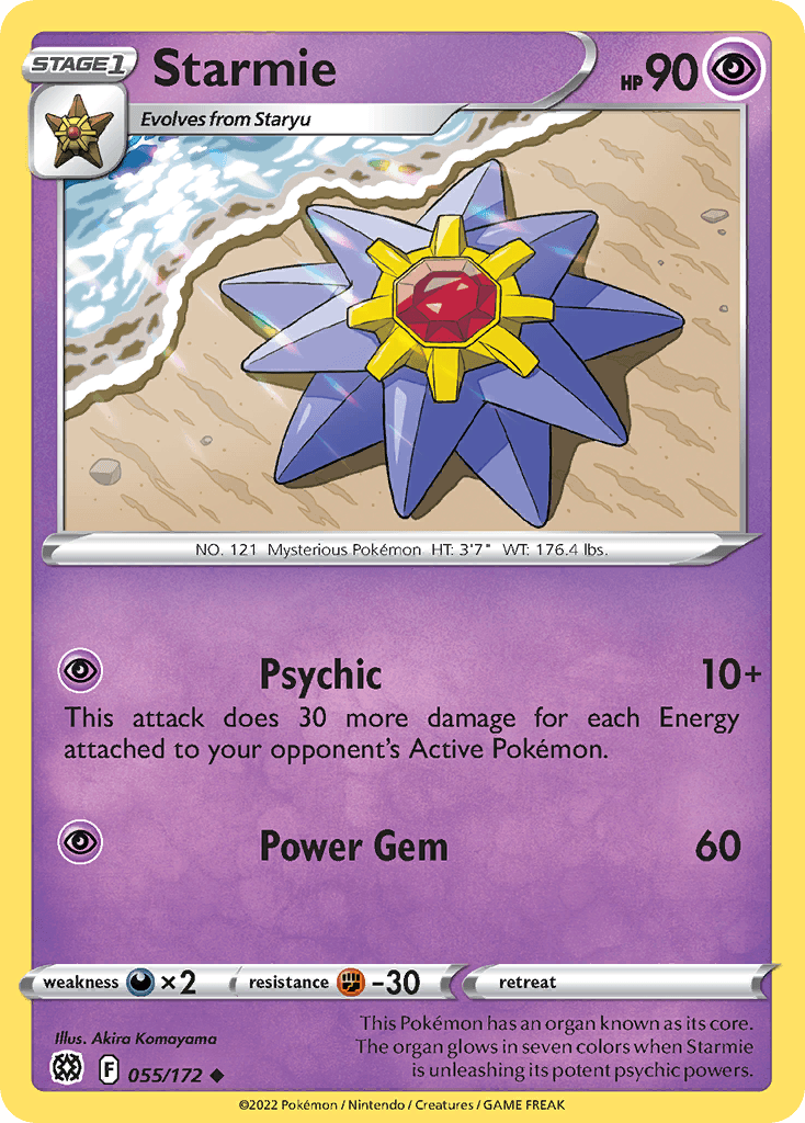 Starmie, kortbilde fra pokemontcg.io