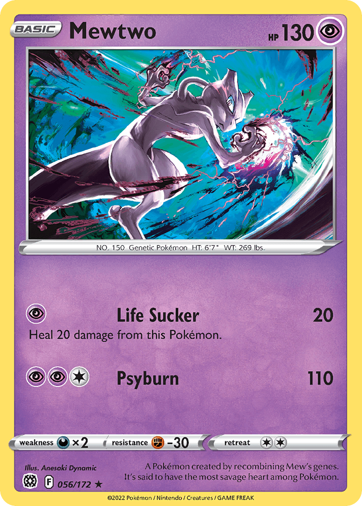 Mewtwo, kortbilde fra pokemontcg.io
