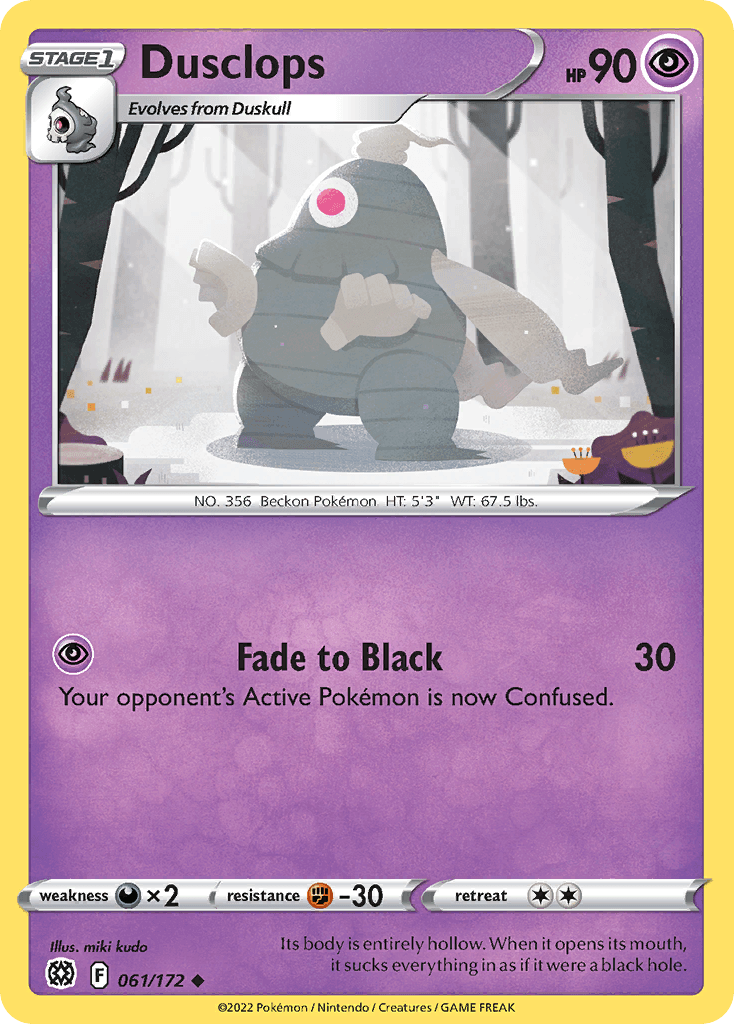 Dusclops, kortbilde fra pokemontcg.io