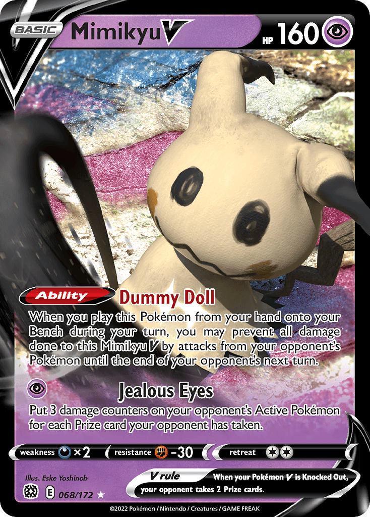 Mimikyu V, kortbilde fra pokemontcg.io