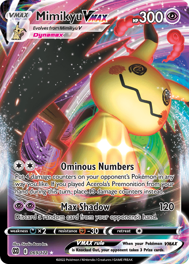 Mimikyu VMAX, kortbilde fra pokemontcg.io